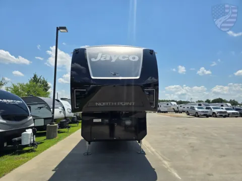 Photos of 2027 Jayco North Point 395DSDB for sale in Sulphur Springs, TX at Liberty Trail RV - Sulphur Springs