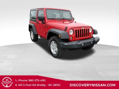 More photos of 2017 Jeep Wrangler Sport at Discovery Nissan, NC