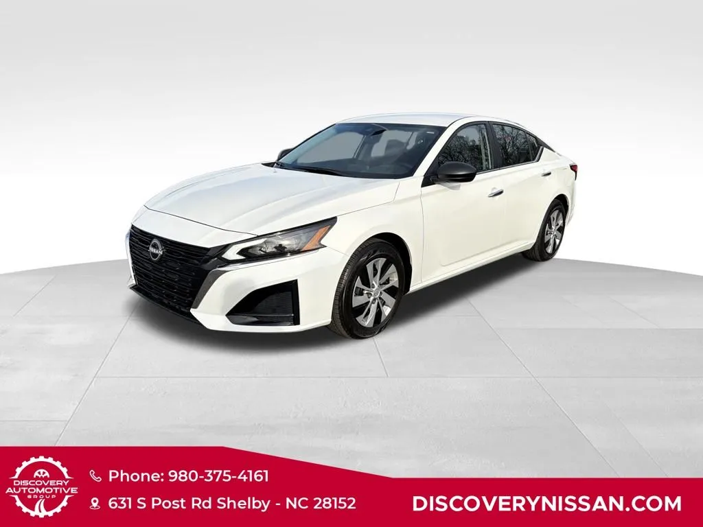 White 2025 Nissan Altima 2.5 S for sale in Shelby, NC