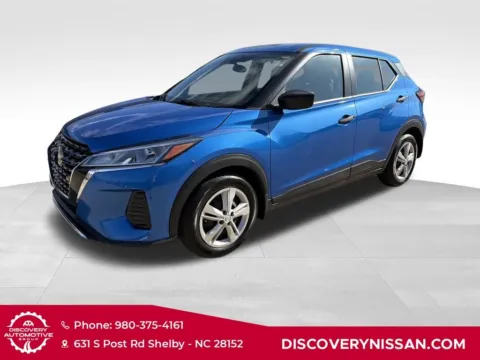 Blue 2024 Nissan Kicks S for sale in Shelby, NC