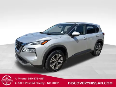 Silver 2023 Nissan Rogue SV for sale in Shelby, NC