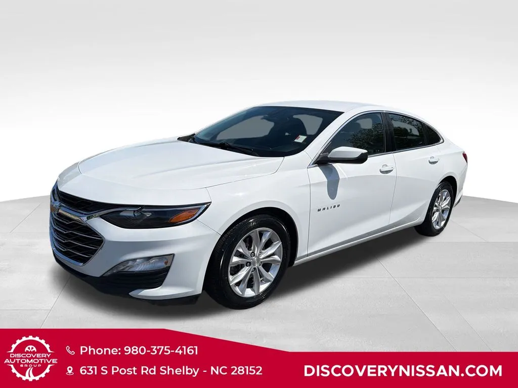 White 2019 Chevrolet Malibu LT for sale in Shelby, NC