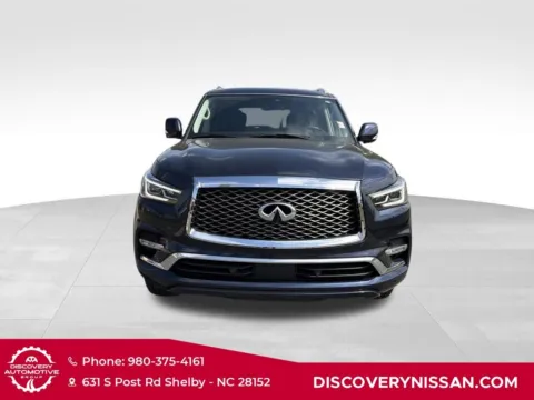 Photos of 2021 INFINITI QX80 LUXE for sale in Shelby, NC at Discovery Nissan