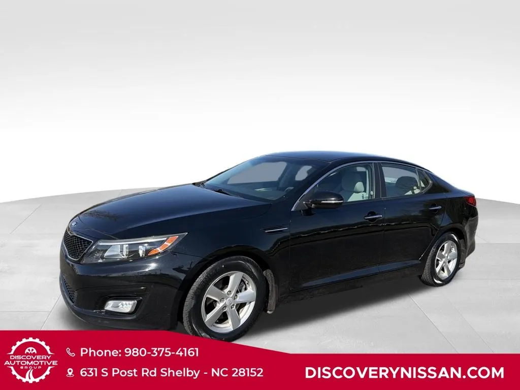 Black 2015 Kia Optima LX for sale in Shelby, NC