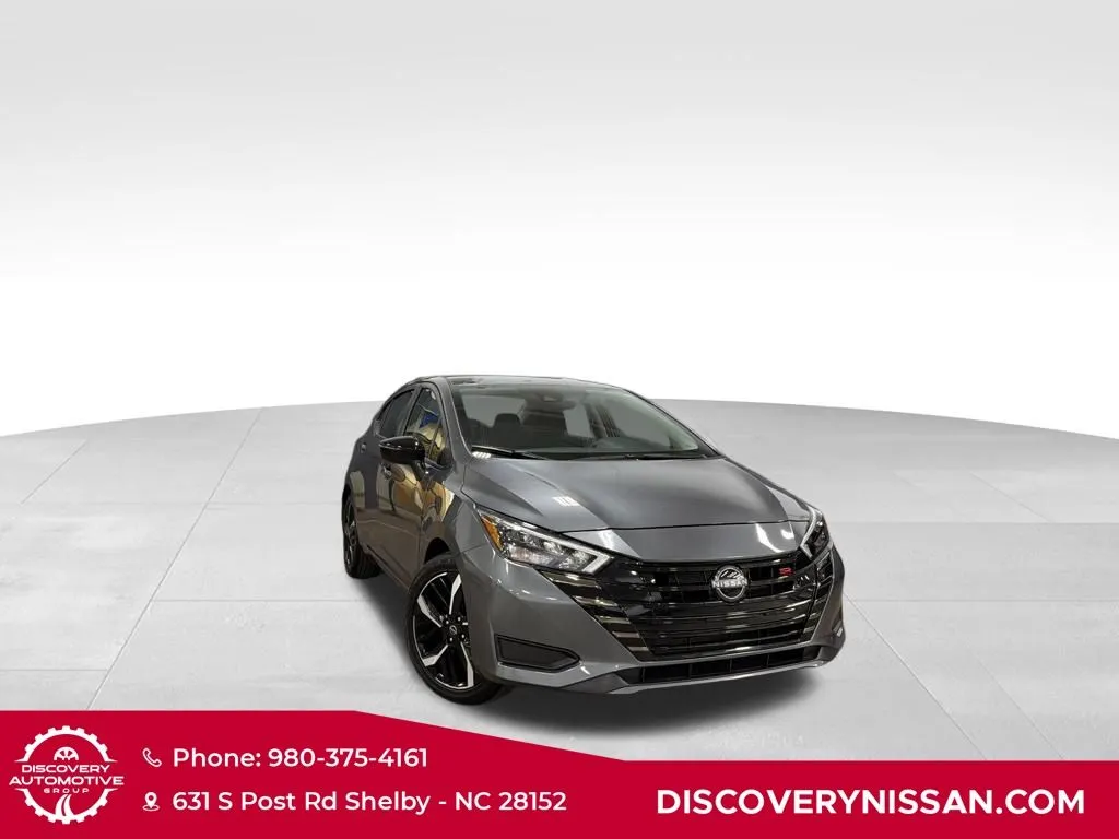 Gray 2025 Nissan Versa 1.6 SR for sale in Shelby, NC