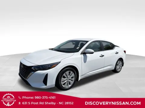 White 2024 Nissan Sentra S for sale in Shelby, NC