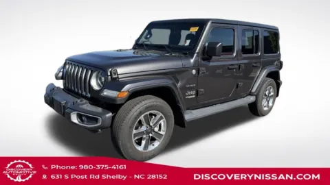 Gray 2019 Jeep Wrangler Unlimited Sahara for sale in Shelby, NC