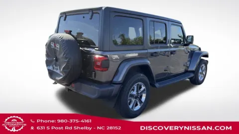 Another view of 2019 Jeep Wrangler Unlimited Sahara for sale in Shelby, NC at Discovery Nissan