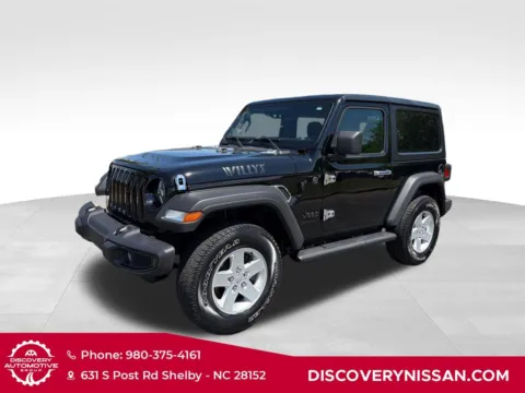 Black 2023 Jeep Wrangler Willys for sale in Shelby, NC