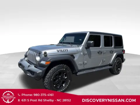 Silver 2021 Jeep Wrangler Unlimited Sport for sale in Shelby, NC