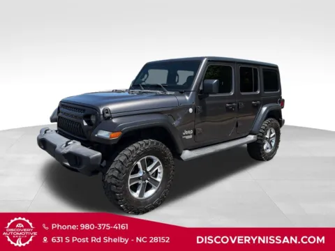Gray 2018 Jeep Wrangler Unlimited Sport S for sale in Shelby, NC