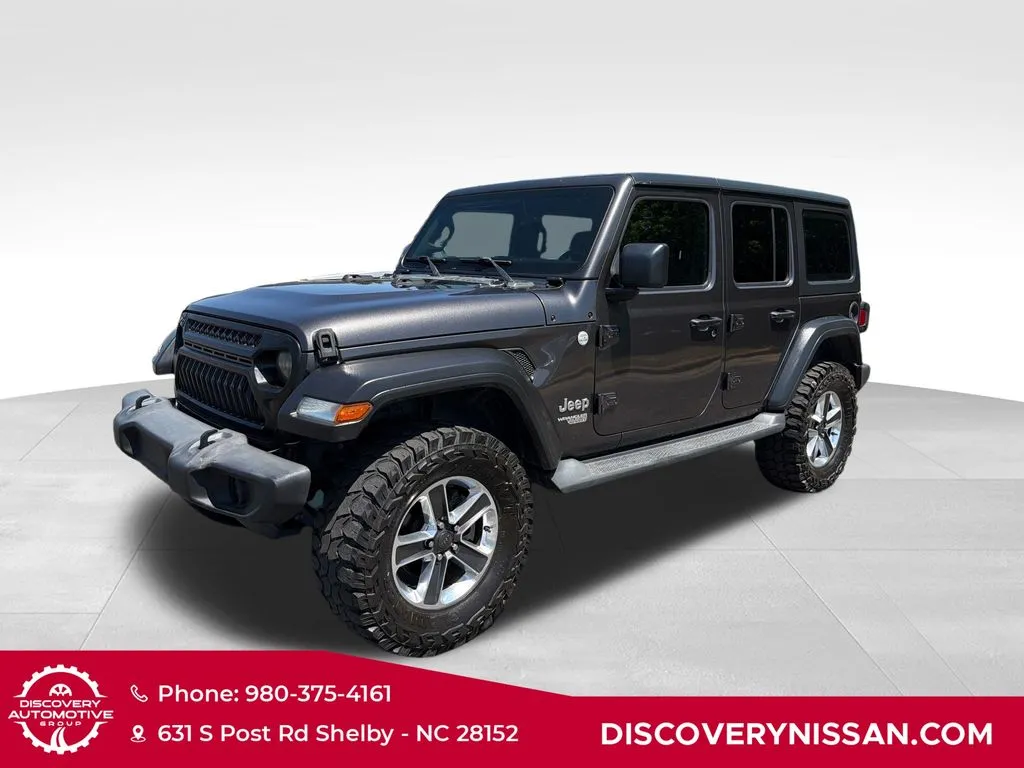 Gray 2018 Jeep Wrangler Unlimited Sport S for sale in Shelby, NC