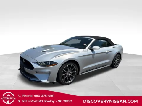 Silver 2019 Ford Mustang EcoBoost Premium for sale in Shelby, NC