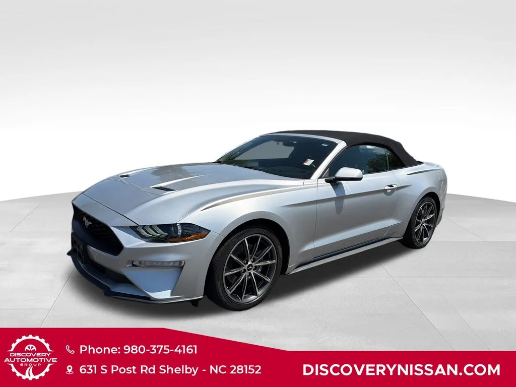 Silver 2019 Ford Mustang EcoBoost Premium for sale in Shelby, NC