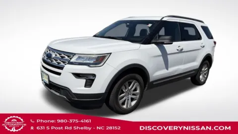 White 2019 Ford Explorer XLT for sale in Shelby, NC