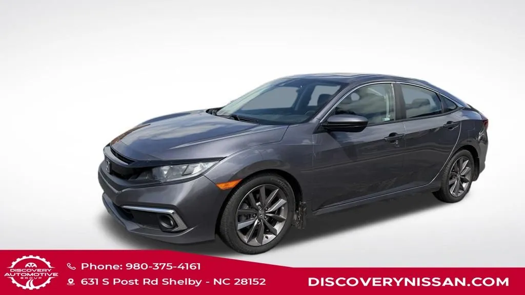 Gray 2020 Honda Civic EX for sale in Shelby, NC