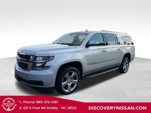 Silver 2017 Chevrolet Suburban LT for sale in Shelby, NC