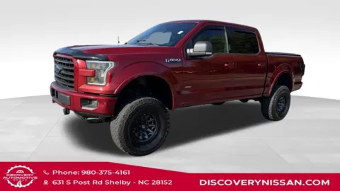 Red 2015 Ford F-150 XLT for sale in Shelby, NC