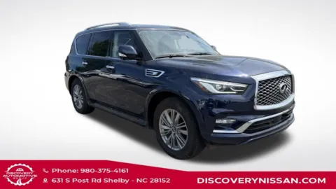 Photos of 2024 INFINITI QX80 LUXE for sale in Shelby, NC at Discovery Nissan