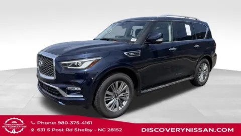 Photos of 2024 INFINITI QX80 LUXE for sale in Shelby, NC at Discovery Nissan