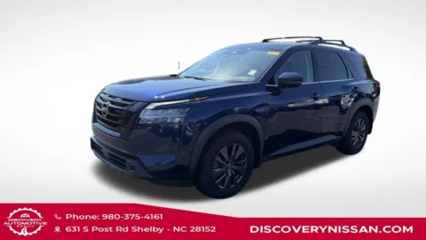 Blue 2022 Nissan Pathfinder SV for sale in Shelby, NC