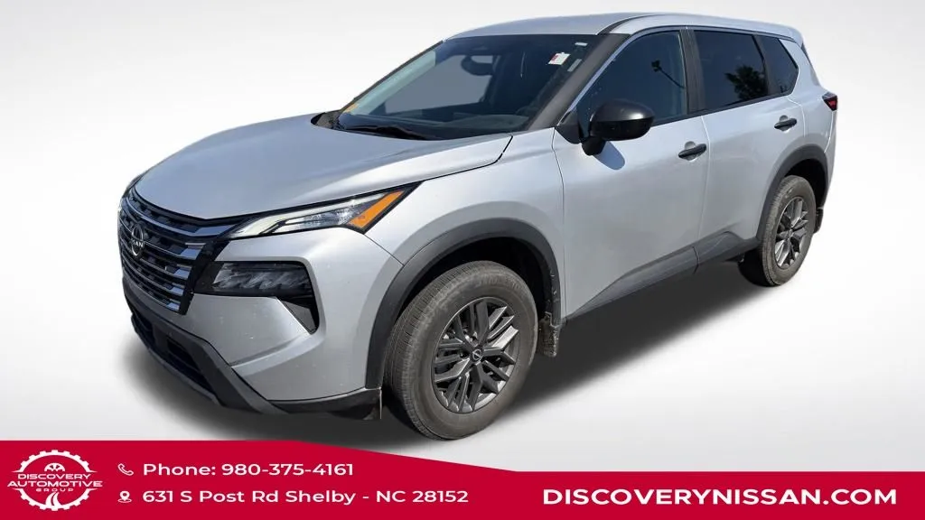 Silver 2024 Nissan Rogue S for sale in Shelby, NC