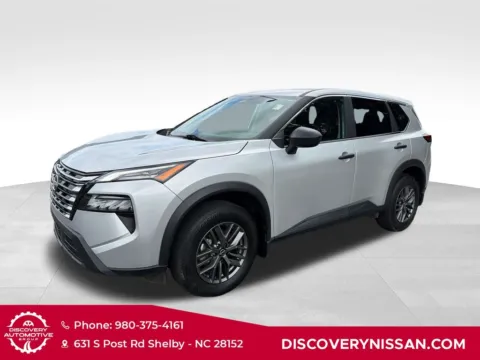 Silver 2024 Nissan Rogue S for sale in Shelby, NC