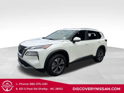 White 2023 Nissan Rogue SV for sale in Shelby, NC