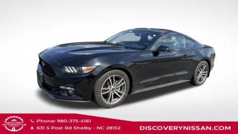 Black 2017 Ford Mustang EcoBoost for sale in Shelby, NC