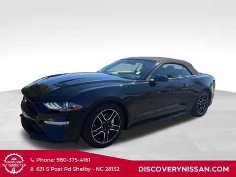 Black 2021 Ford Mustang EcoBoost Premium for sale in Shelby, NC