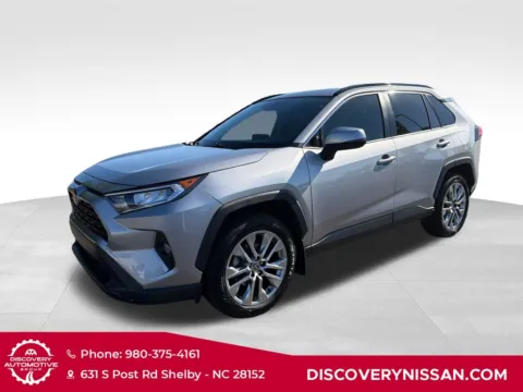 Silver 2020 Toyota RAV4 XLE Premium for sale in Shelby, NC