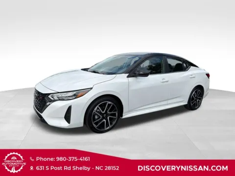 White 2025 Nissan Sentra SR for sale in Shelby, NC