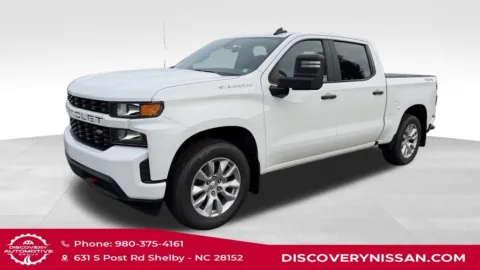 White 2021 Chevrolet Silverado 1500 Custom for sale in Shelby, NC