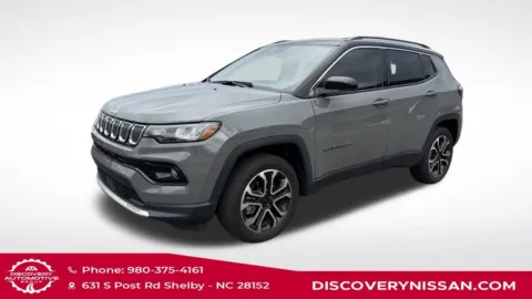 Gray 2022 Jeep Compass Limited for sale in Shelby, NC