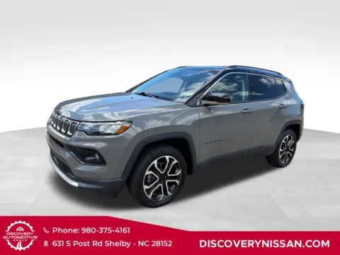 Gray 2022 Jeep Compass Limited for sale in Shelby, NC