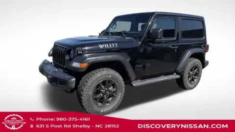 Black 2021 Jeep Wrangler Willys for sale in Shelby, NC