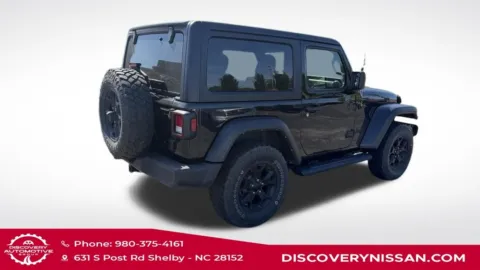 Another view of 2022 Jeep Wrangler Willys for sale in Shelby, NC at Discovery Nissan