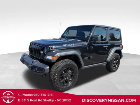 Black 2022 Jeep Wrangler Willys for sale in Shelby, NC