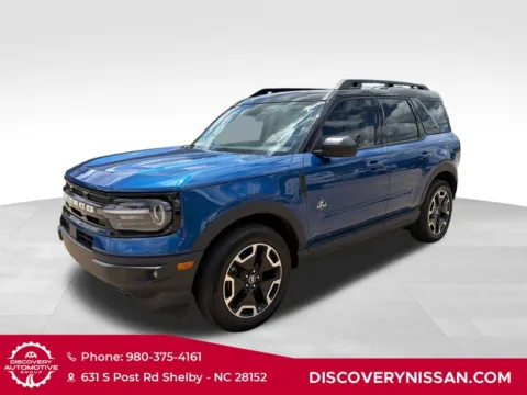 Blue 2023 Ford Bronco Sport Outer Banks for sale in Shelby, NC