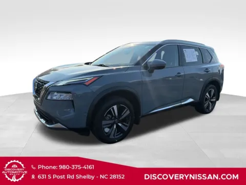 Gray 2021 Nissan Rogue Platinum for sale in Shelby, NC