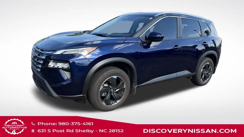 Blue 2024 Nissan Rogue SV for sale in Shelby, NC