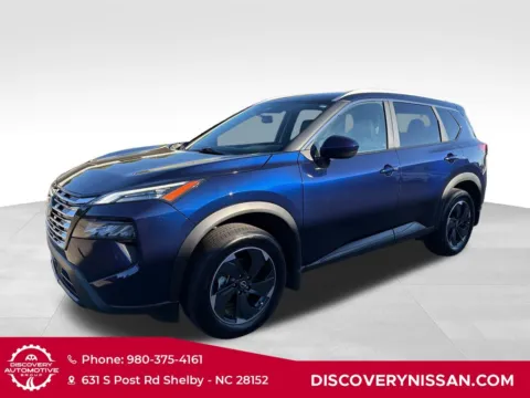 Blue 2024 Nissan Rogue SV for sale in Shelby, NC
