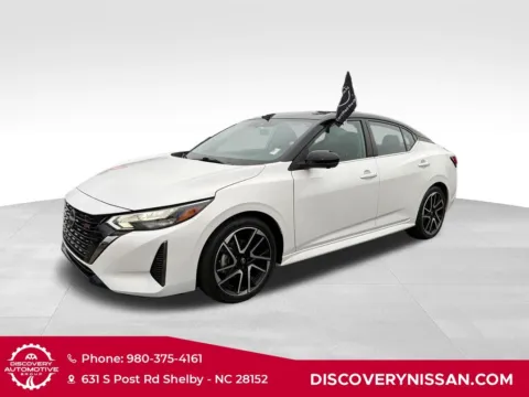 White 2025 Nissan Sentra SR for sale in Shelby, NC