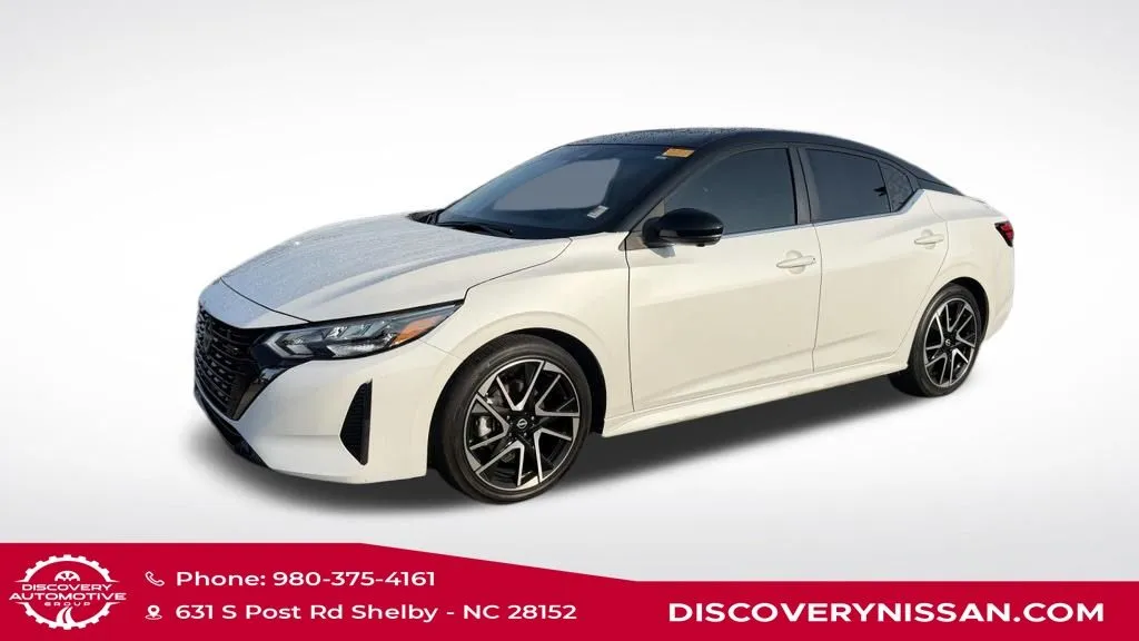White 2025 Nissan Sentra SR for sale in Shelby, NC