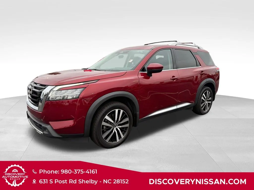 Red 2023 Nissan Pathfinder Platinum for sale in Shelby, NC