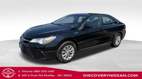Black 2017 Toyota Camry Hybrid LE for sale in Shelby, NC