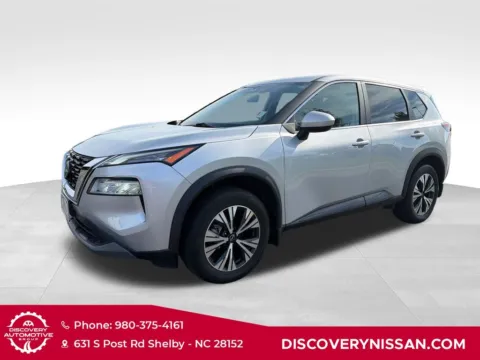Silver 2023 Nissan Rogue SV for sale in Shelby, NC
