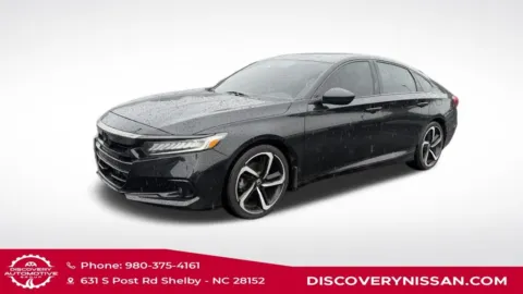 Black 2021 Honda Accord Sport 2.0T for sale in Shelby, NC