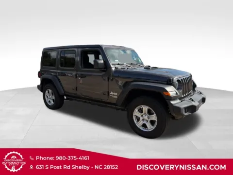 More photos of 2019 Jeep Wrangler Unlimited Sport S at Discovery Nissan, NC