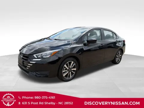 Black 2025 Nissan Versa 1.6 SV for sale in Shelby, NC